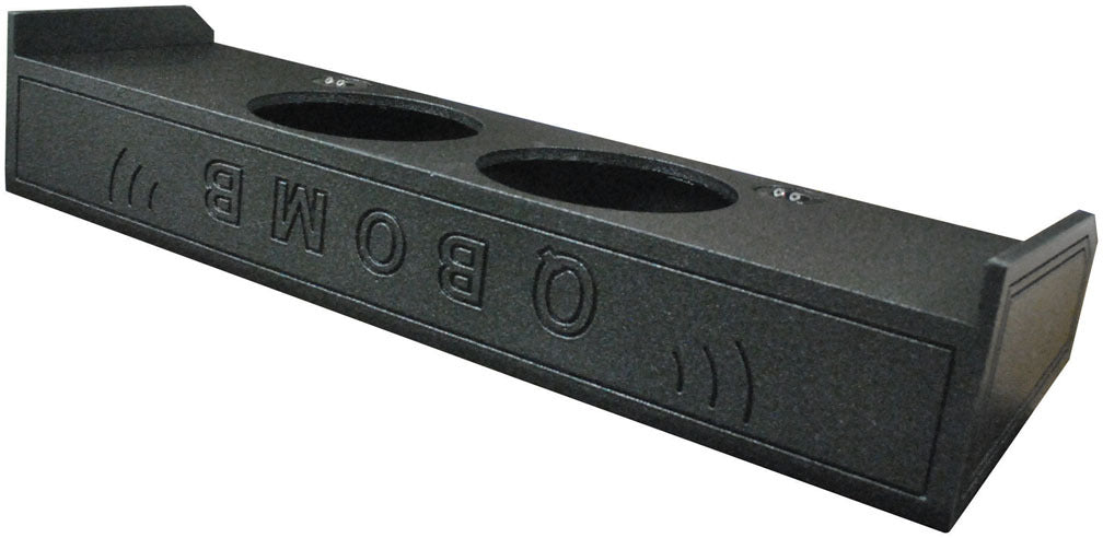 QPower Dual 12" Sealed Empty Woofer Enclosure - Ford '09-'24 F-150 Super Crew'17-'24 Ford F-250/350