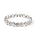 Metal Color: Pink, Ships From: CHINA, Diameter: 50-52mm - 2024 New Rhinestone Happy Bangle For Women Diamond Hand Accessory