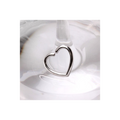 14Kt White Gold Heart Shaped Cartilage Earring