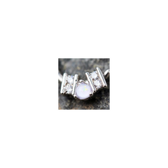 حلقة متعددة المجوهرات دائرية سلسة/حلقة حاجز الأنف من الفولاذ المقاوم للصدأ 316L