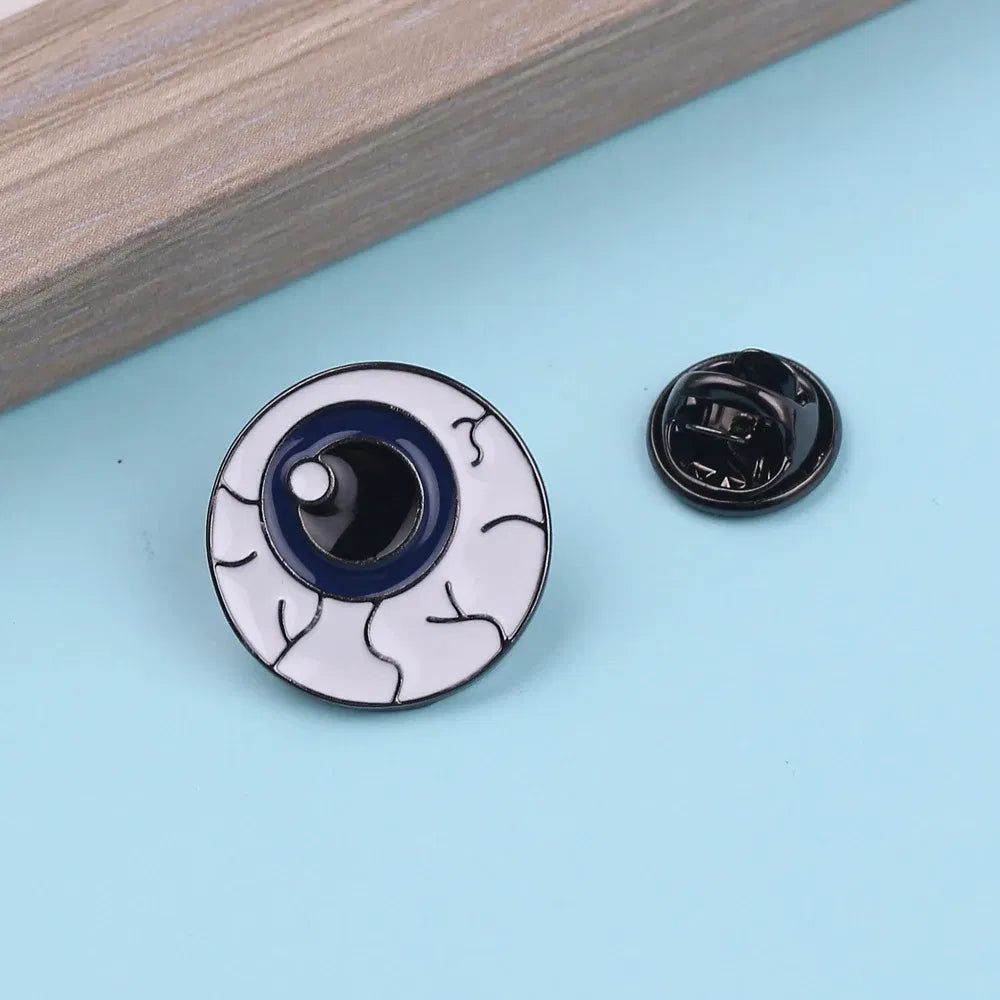 Metal color: Rhodium Plated, Ships From: CHINA - Creative Cartoon Human Organs Brooch Eye Teeth Heart Enamel Lapel Pins Medical Student Commemorate Gifts Jewelry Accessories