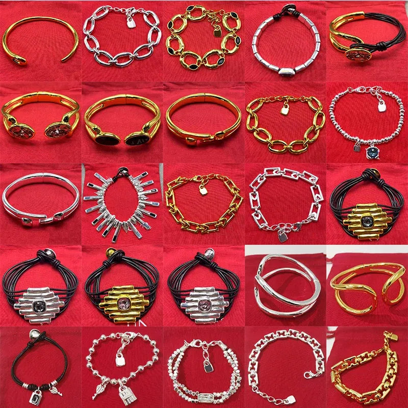 Metal Color: cobalt violet - gift of New Hot Spanish jewelry lightweight luxury jewelry bracelet ladies party exquisite accessories high-quality gifts