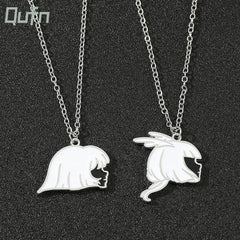 Metal Color: Light Yellow Gold Color, Length: 50cm, Ships From: CHINA - Game Sky Children Of Light Women Necklace Fashion Enamel Necklace Anime Monstrous Punk Necklace Charm Jewelry Party Accessories