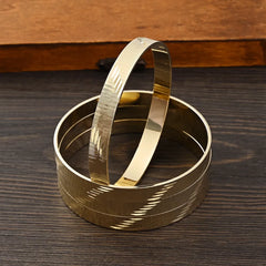 Metal Color: SILVER PLATED - Adult Size 4PCS 65MM 9K Gold Color Hig Quality Top Sale Cute Bracelet Jewelry  Flower Bangle Girl Birthday Party Gift