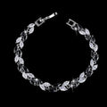 Metal Color: Antique Copper Plated - Fashion Exquisite Color Crystal Inlaid Ladies Charm Bracelet Engagement Wedding Jewelry
