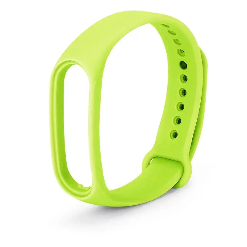 Band Color: Light Pink White, Band Width: 22mm, Ships From: CHINA - Silicone Watch Strap For Xiaomi Mi Band 7 6 5 4 3 Wristband Bracelet Wrist Straps MiBand 3/4 band5 band6 Smartwatch Accessories