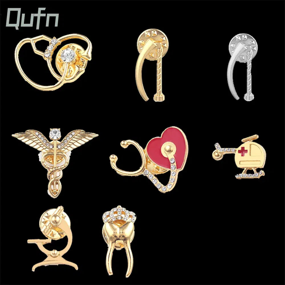 Metal color: silver, Ships From: CHINA - Medical Pins Icons Medical Helicopter Intestine Tissue Blood Capillary Biology Chemistry Brooches Nursing Accessories And Gifts