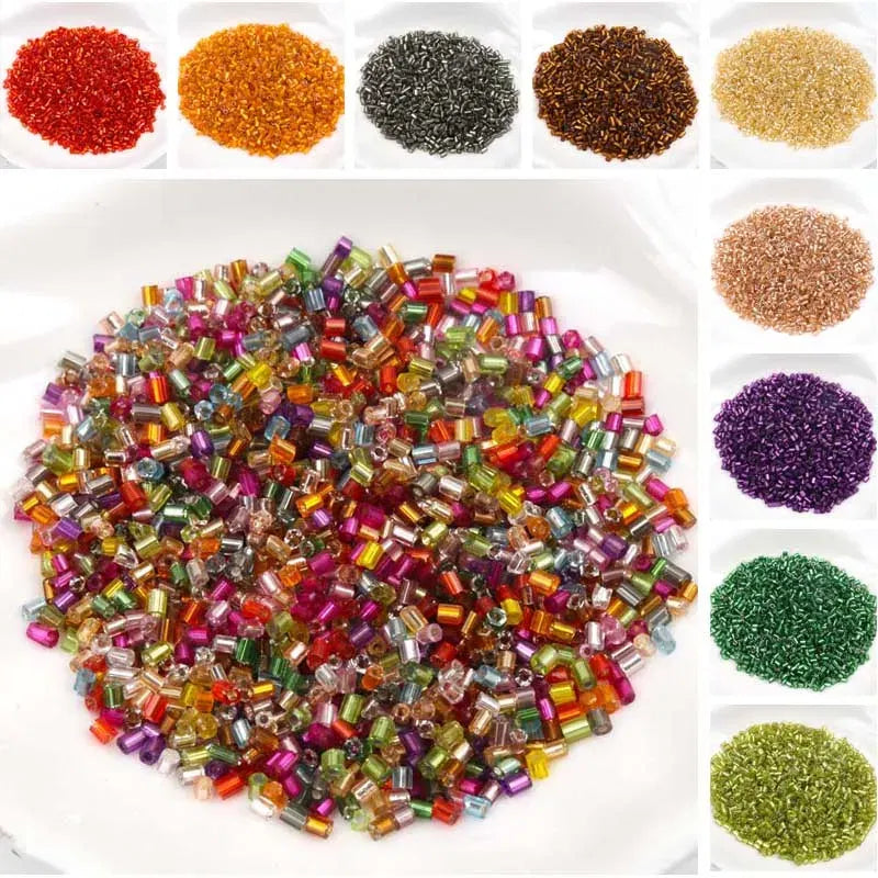 Color: Orange, Item Diameter: 4mm - Gold and Silver Color 2mm 3mm 4mm Crystal Glass Spacer beads,Czech Seed Beads For Jewelry Handmade DIY BLUV03X