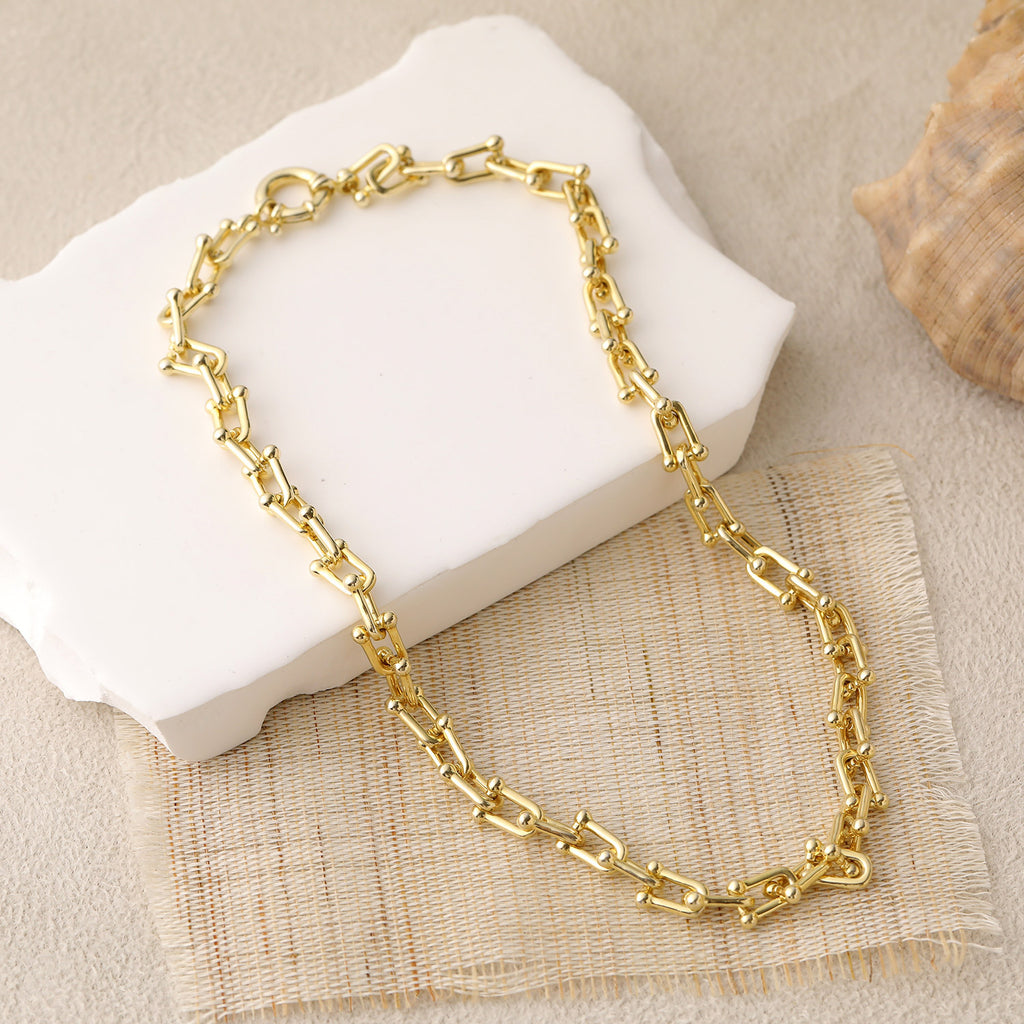 Classic Hollow Chain Fashion 925 Sterling Silver Necklace