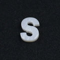 Color: Dark Red - Trend DIY Handmade Vertical Capital Letter Pendant Beads Jewelry Making Accessories Necklace Bracelet Letras Materiales