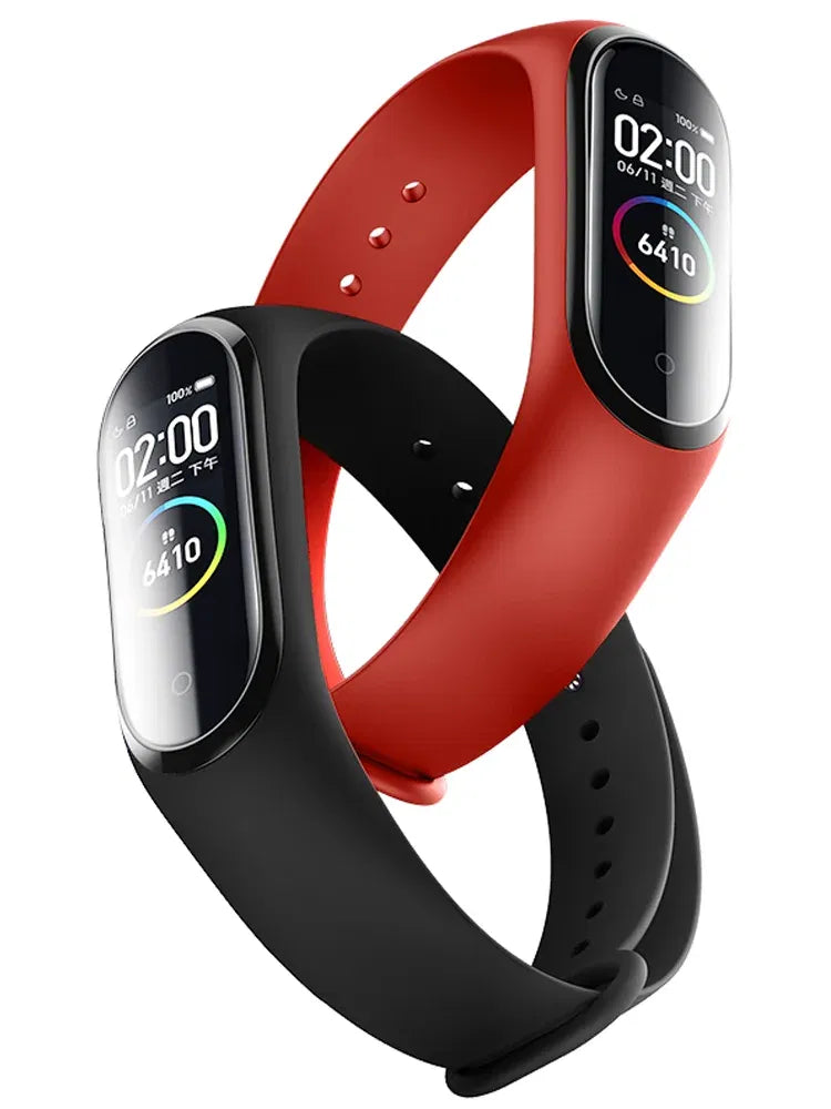 Band Color: Light Pink White, Band Width: 22mm, Ships From: CHINA - Silicone Watch Strap For Xiaomi Mi Band 7 6 5 4 3 Wristband Bracelet Wrist Straps MiBand 3/4 band5 band6 Smartwatch Accessories