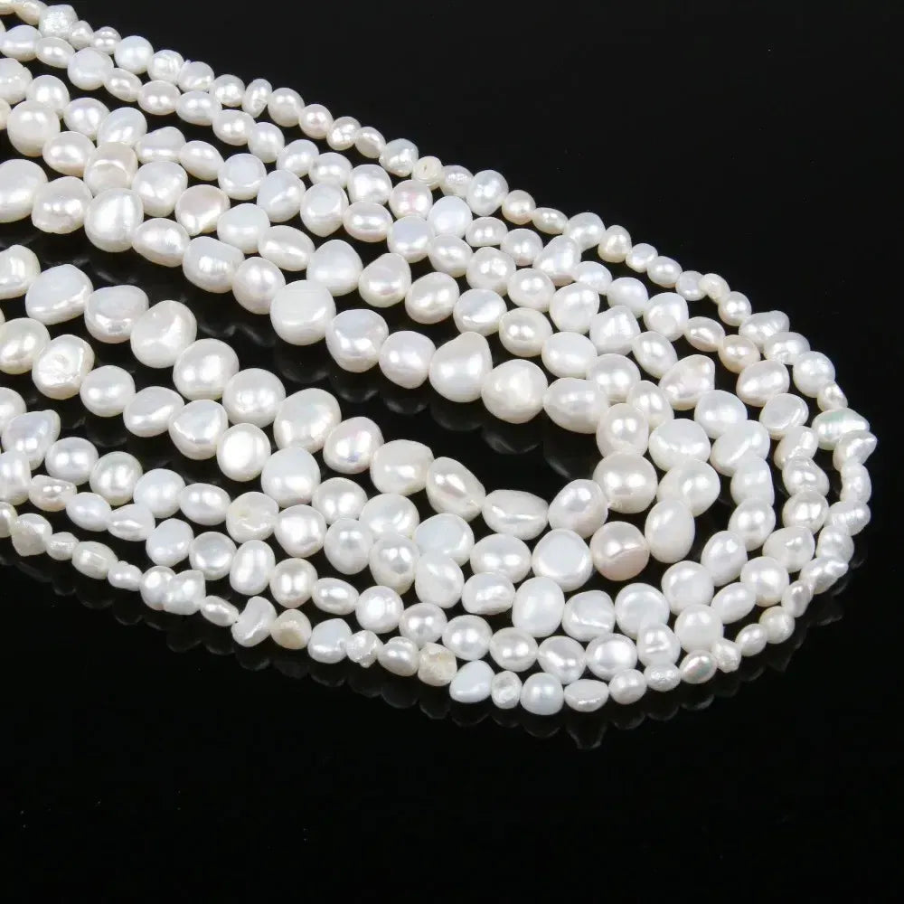 Color: Dark Red, Item Diameter: 21mm - Natural Freshwater Pearl Baroque White pink Irregular Beads for Jewelry Making DIY Earrings Bracelet Necklace Accessories