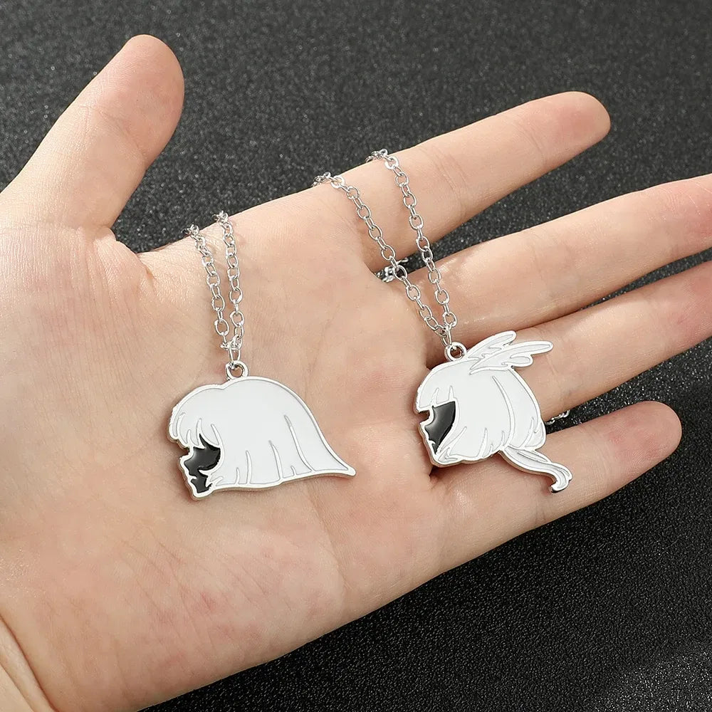 Metal Color: Light Yellow Gold Color, Length: 50cm, Ships From: CHINA - Game Sky Children Of Light Women Necklace Fashion Enamel Necklace Anime Monstrous Punk Necklace Charm Jewelry Party Accessories
