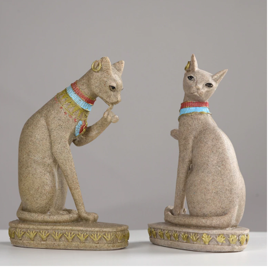 European-style Simple Decoration Creative Home Decoration Sandstone Egyptian Cat Opening Gift
