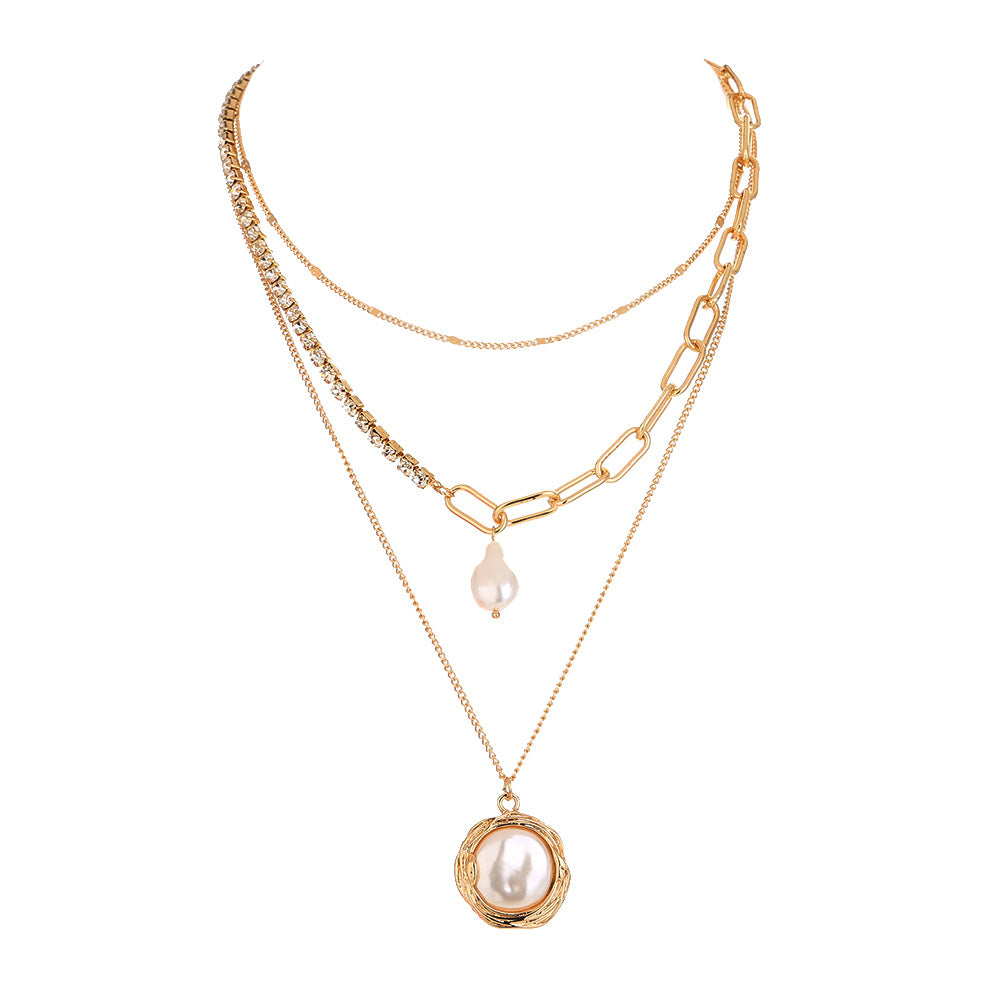 Personalized Design Lattice Chain Stitching Necklace